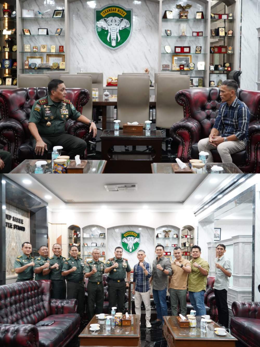 Pangdam Iskandar Muda Terima Audiensi Club Offroad BPM Aceh.