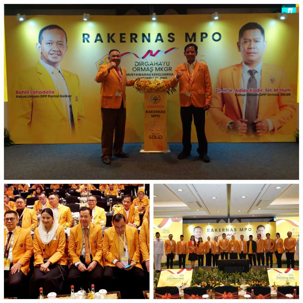 Rakernas Ormas MKGR 2025, Erwin Eka Siap Dukung dan Amankan DPP Golkar Dibawah Komando Bahlil Lahadalia