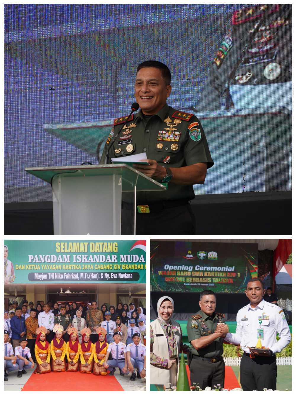 Pangdam IM Resmikan Sekolah Berbasis Talenta.