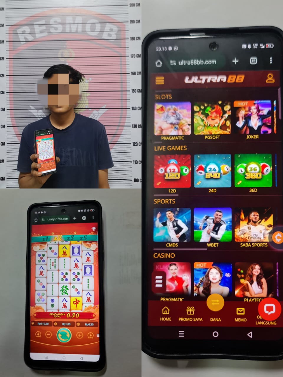 Pelaku Judi Online Diamankan Satreskrim Polres Aceh Selatan