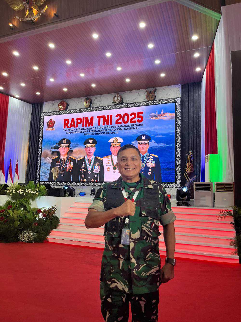 Hadir di Cilangkap, Pangdam IM mengikuti Rapim TNI 2025.