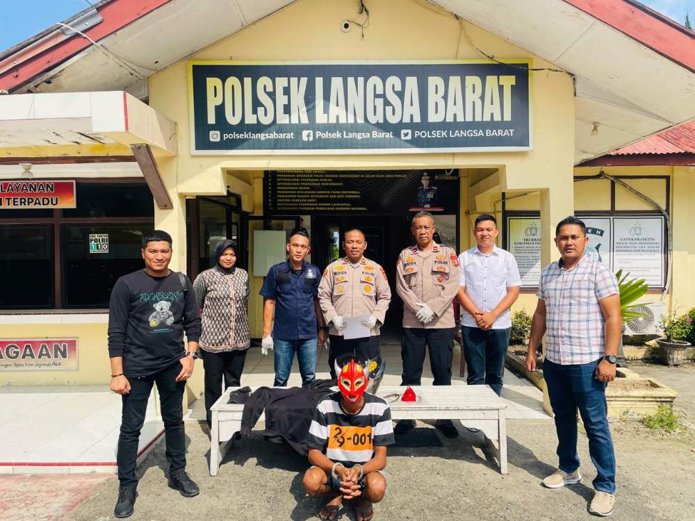 Polsek Langsa Barat Tangkap Pelaku Pencurian Sepeda Motor, Rekannya Masih DPO