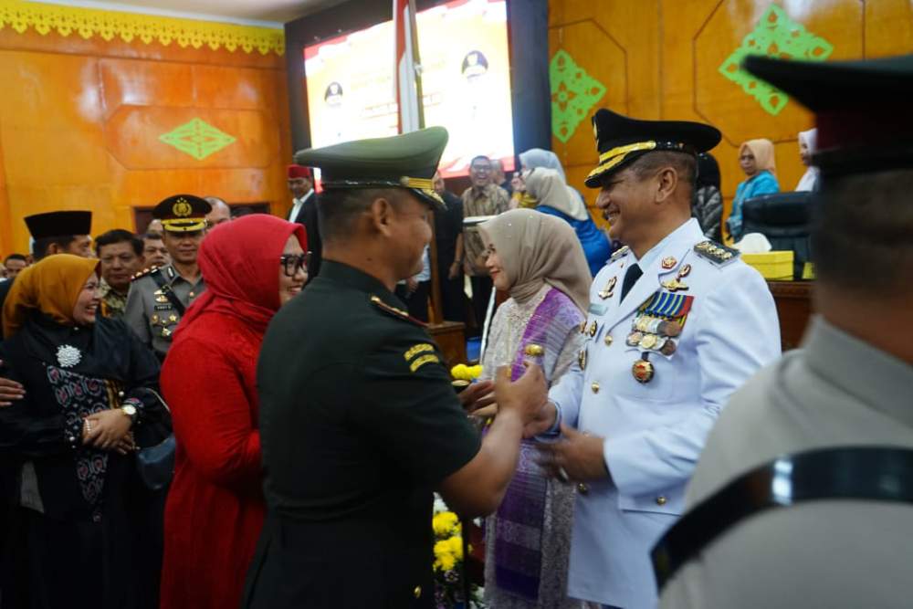 Dandim 0117/Aceh Tamiang Hadiri Pelantikan Bupati Dan Wakil Bupati Aceh Tamiang