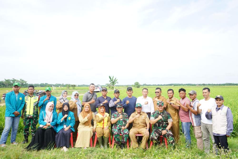 Dandim 0117/Atam Dampingi Irdam IM Meninjau Lokasi Lahan Oplah
