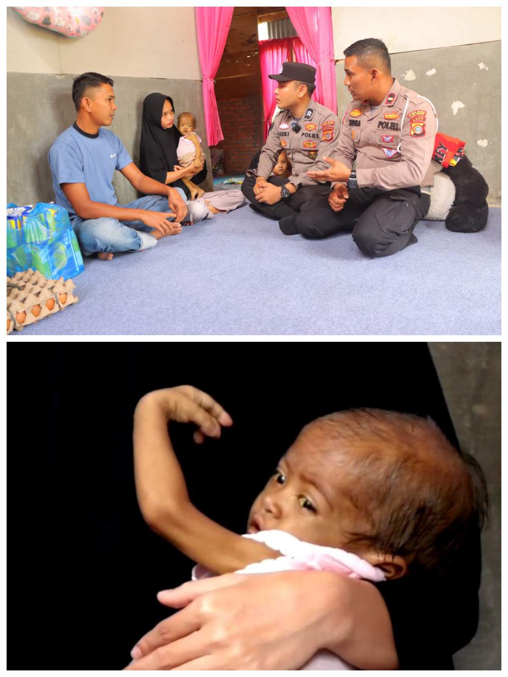 Melalui Akun Media Sosial Miliknya, Briptu Rizky Berhasil Mengumpulkan Donasi Untuk Kanzia