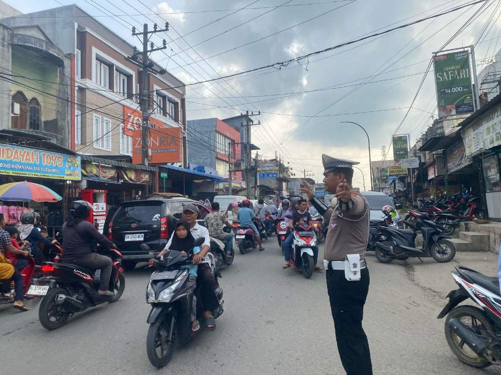 Demi Kenyamanan Jelang Berbuka Puasa, Polres Aceh Tamiang Tingkatkan Pengamanan Arus Lalu Lintas