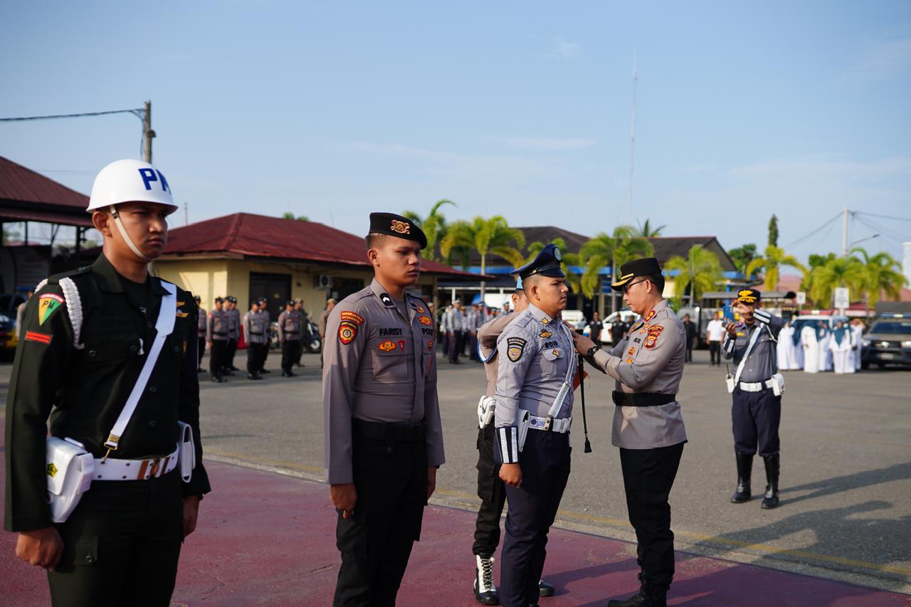 Kapolres Pidie Pimpin Apel Gelar Pasukan Operasi Ketupat Seulawah 2025