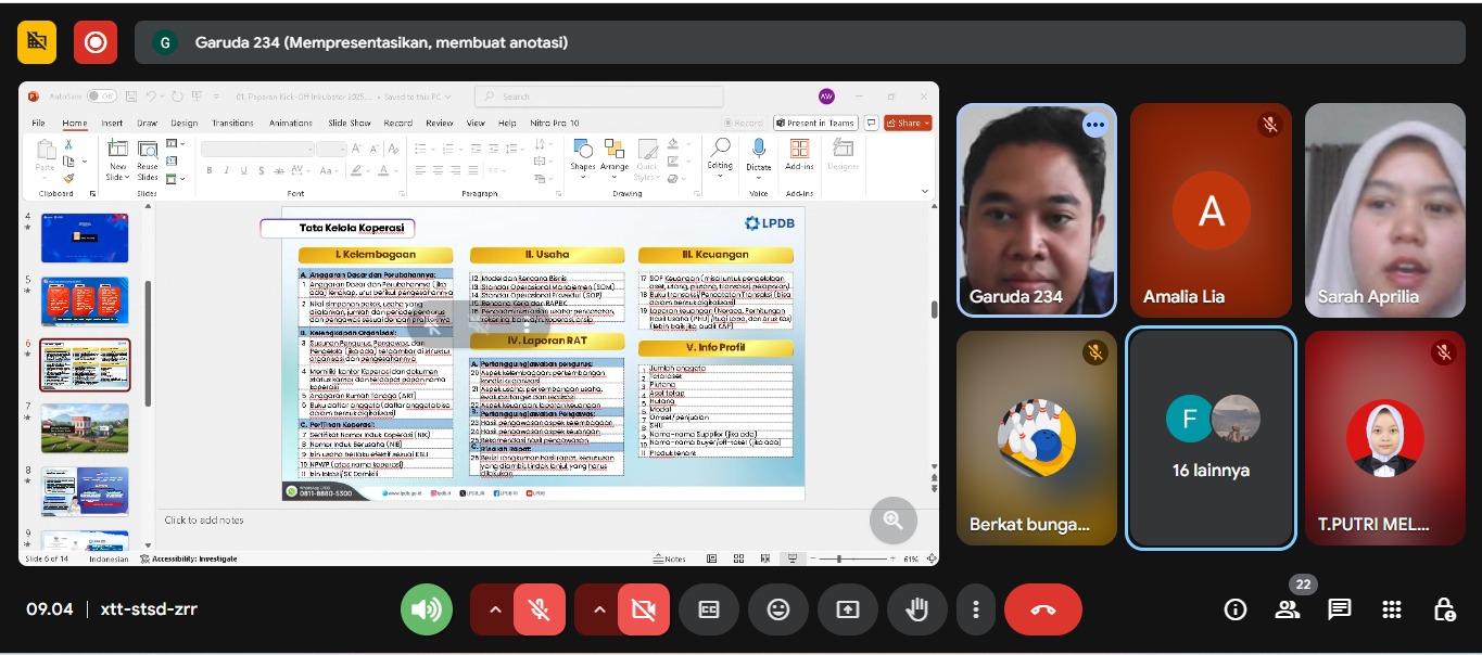 Kick Off Inkubasi Tenant Natural Akademi Tahun 2025: Mendorong Koperasi Lokal Menjadi Pilar Ekonomi Berkelanjutan