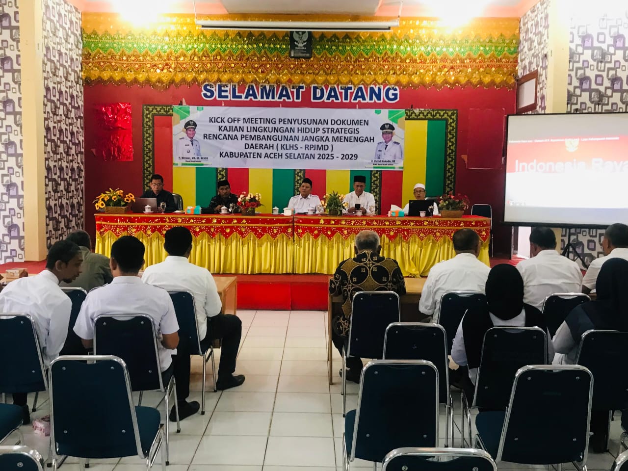 Pemkab Aceh Selatan melaksanakan Kick Of Meeting KLHS RPJMD
