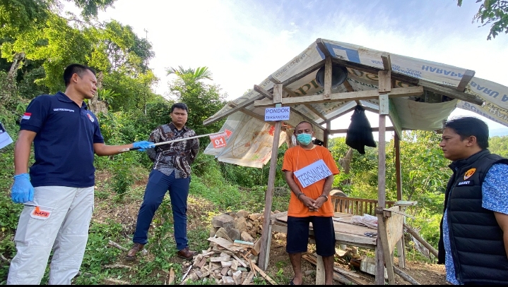 Polres Aceh Selatan Gelar Rekonstruksi Kasus Pembakaran Rumah dan Pengerusakan di Kluet Utara