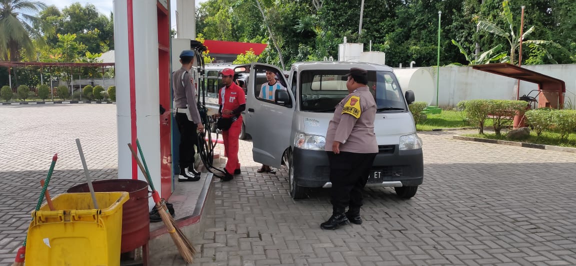Polsek Grong-Grong Tingkatkan Patroli di SPBU Gintong Selama Libur Idul Adha