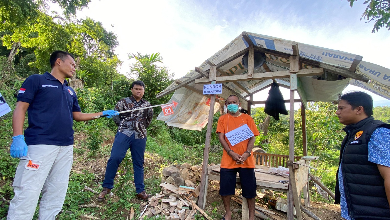 Polres Aceh Selatan Gelar Rekonstruksi Kasus Pembakaran Rumah dan Pengerusakan di Kluet Utara