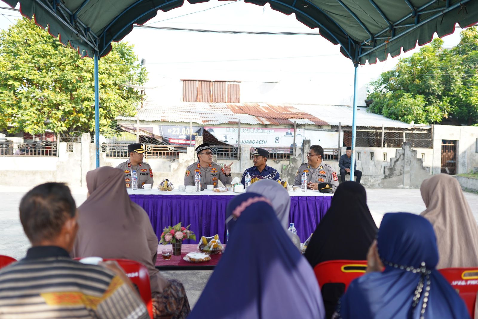 Jumat Curhat, Kapolres Pidie Dengar Langsung Aspirasi Warga Gampong Asan