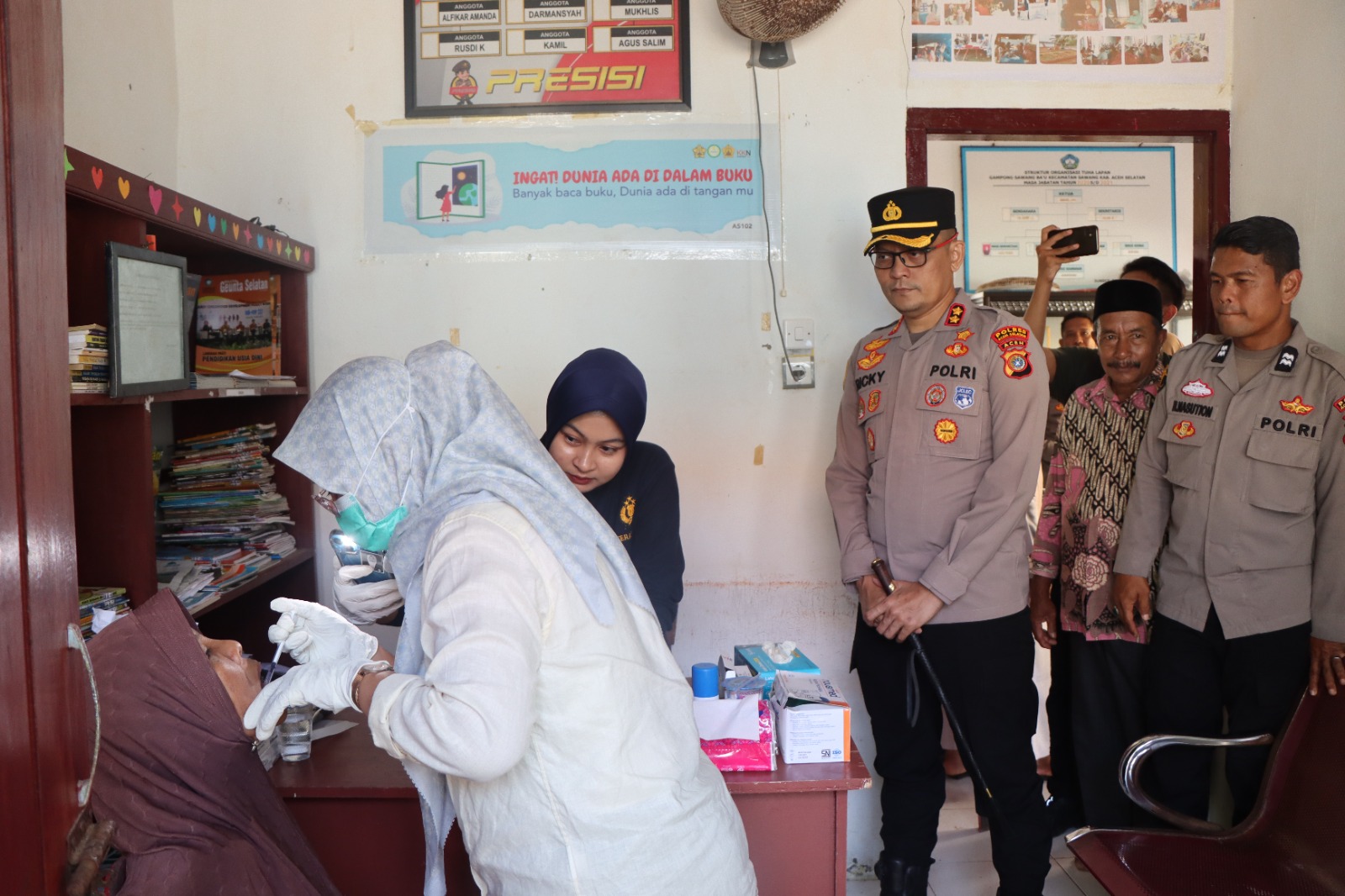 Bakti Kesehatan : Polres Aceh Selatan Gelar Pengobatan Gratis Bagi Masyarakat Sambut Hari Bhayangkara Ke-79