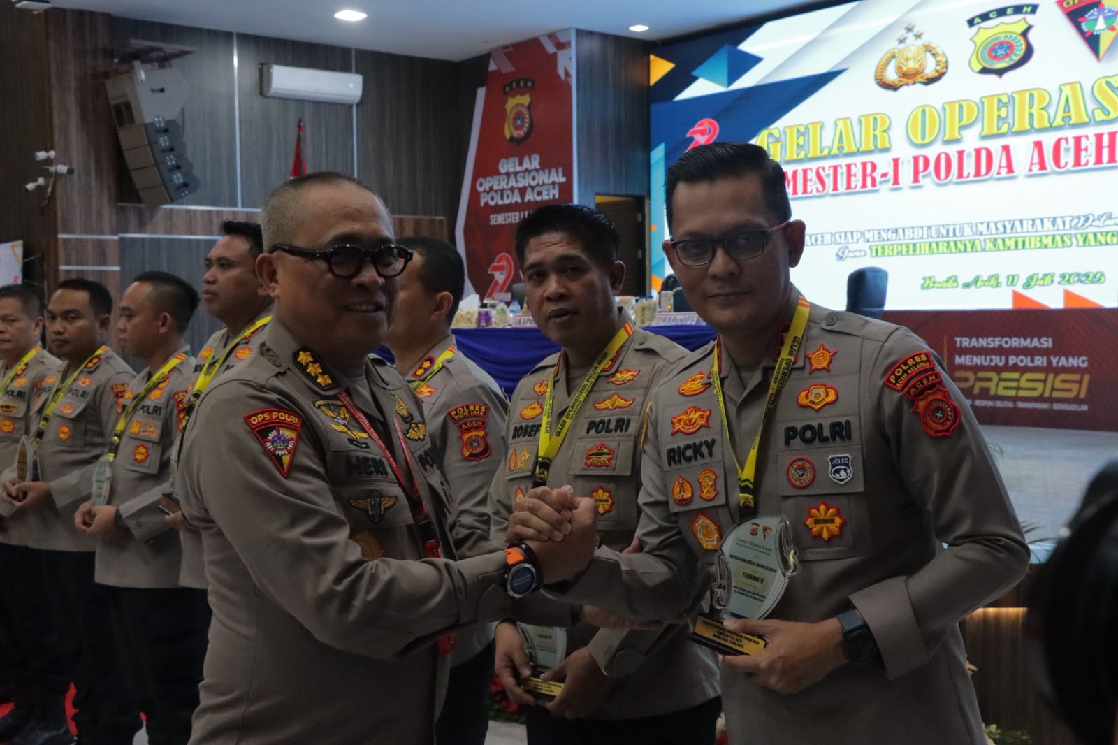 Polres Aceh Selatan Raih dua Penghargaan atas Keaktifan Aplikasi dan Pencegahan Karhutla