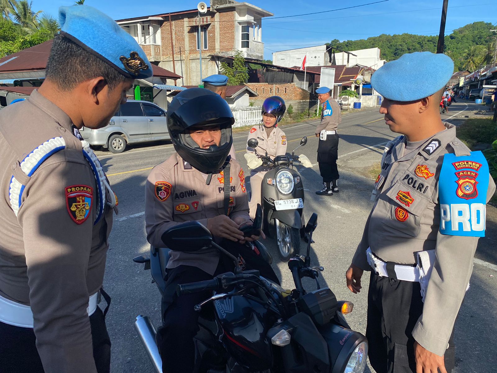 Sipropam Polres Aceh Selatan Laksanakan Gaktibplin, Personel Tertib Tanpa Pelanggaran