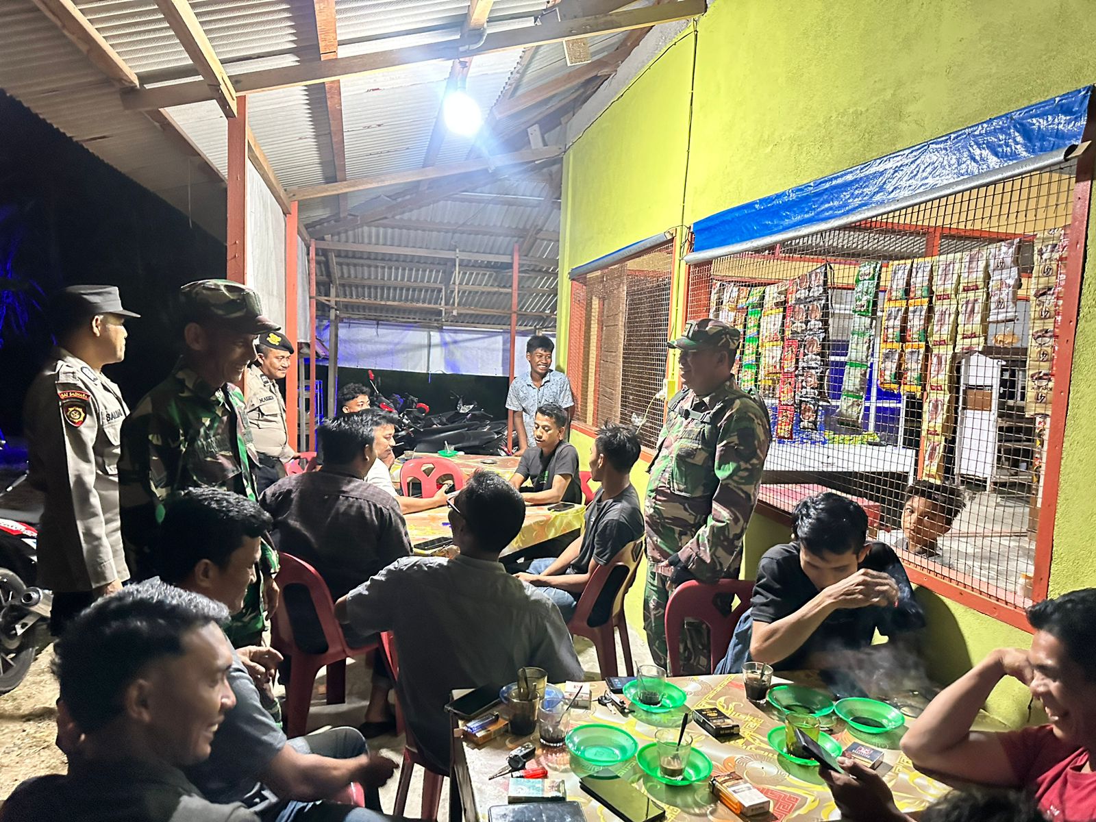 Sinergi TNI–Polri, Polsek Jajaran Polres Aceh Gelar Patroli Malam KRYD Cegah Guantibmas