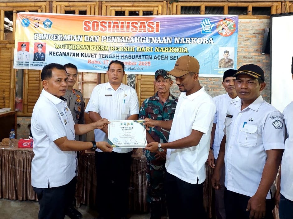 Sosialisasi Pencegahan Penyalahgunaan Narkoba di Kluet Tengah