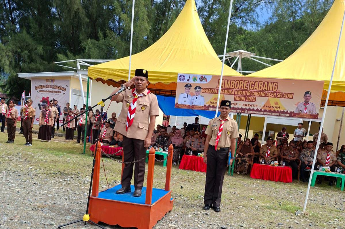 Wakil Bupati Aceh Selatan Buka Jambore Pramuka Tingkat SLTP di Bumi Perkemahan Aceh Selatan
