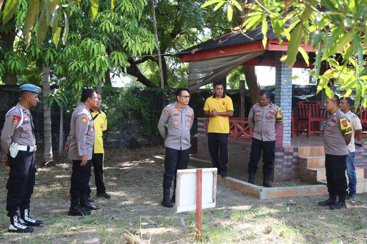 Kapolres Pidie Tinjau Lahan untuk Program Gampong Mandiri di Blang Paseh