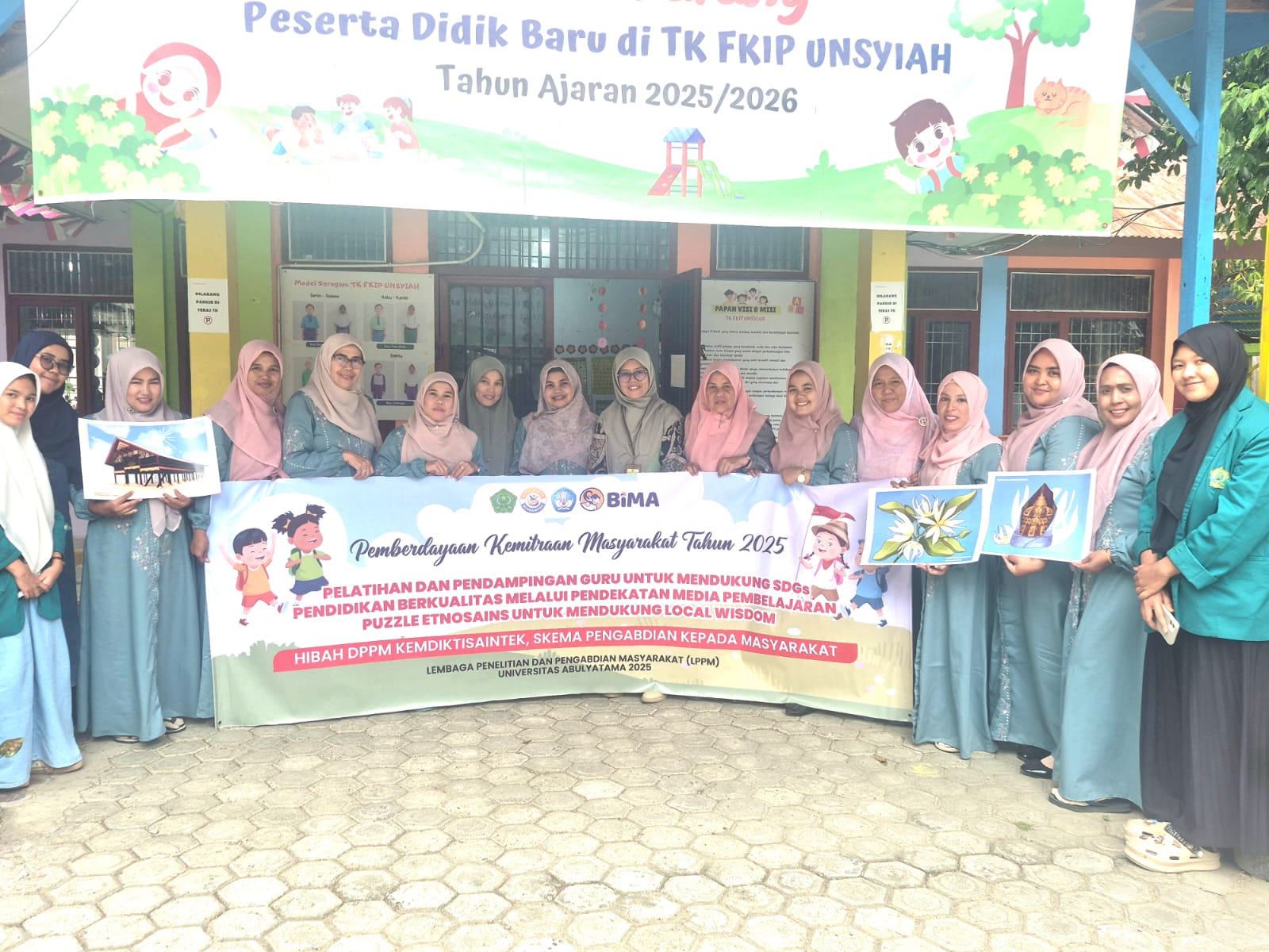 Pelatihan dan Pendampingan Guru dalam Pembuatan Media Belajar Berupa Puzzle Berbasis Etnosains Aceh untuk Mendukung Local Wisdom.