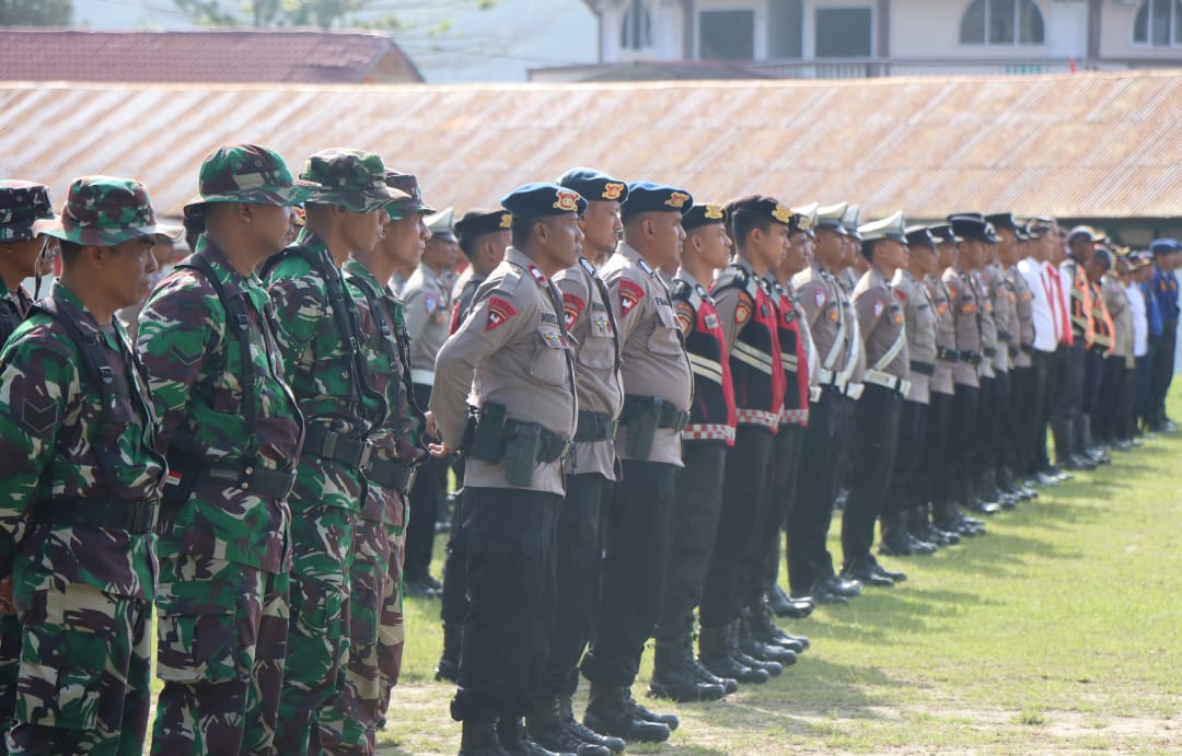 Kapolres Aceh Selatan Pimpin Apel Gelar Pasukan Kesiapan Tanggap Darurat Bencana Tahun 2025
