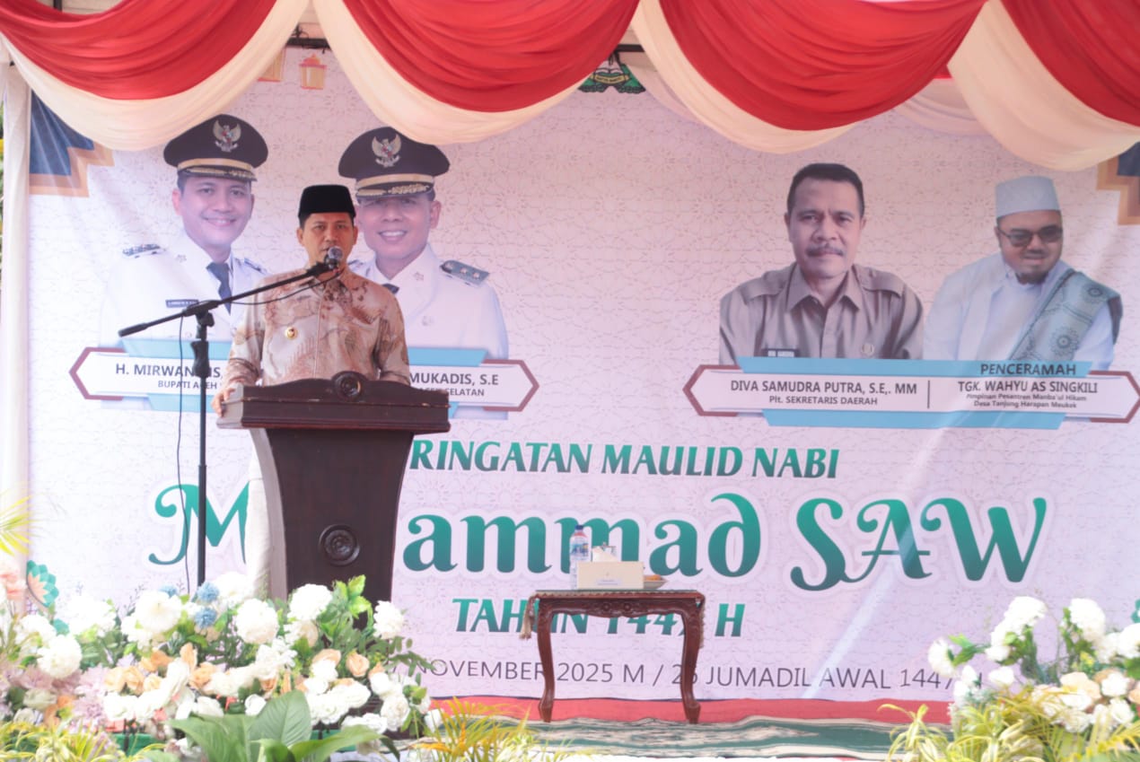 Pemkab Aceh Selatan Gelar Peringatan Maulid Nabi Muhammad SAW 1447 H, Momentum Meneladani Akhlak Rasulullah