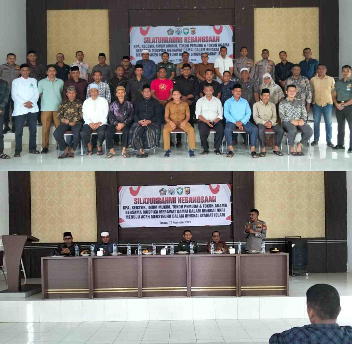 KPA Tangse Bersama Muspika Gelar Silaturahmi Kebangsaan: Mengawal Pembangunan, Merawat Damai dalam Bingkai NKRI