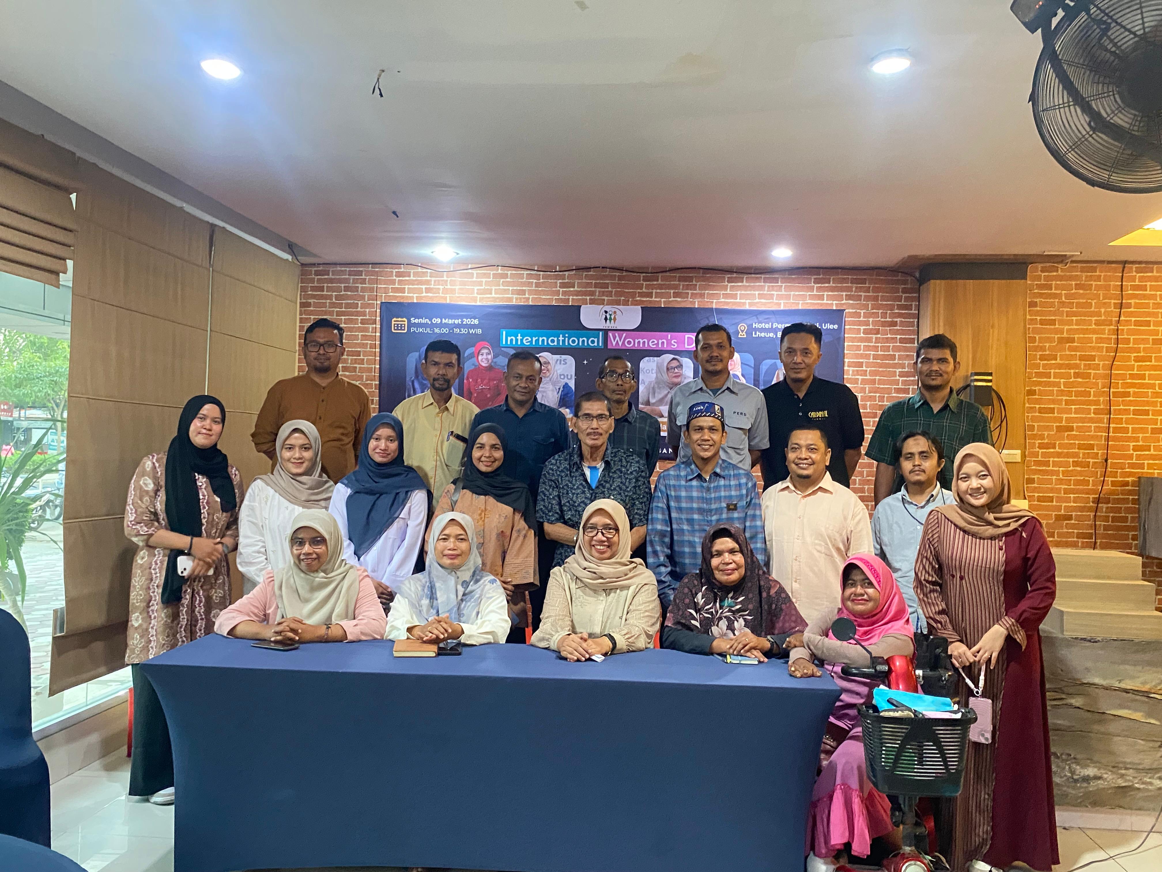 Perempuan Aceh Dorong Penguatan Partisipasi dan Pembangunan Inklusif pada Peringatan International Women’s Day