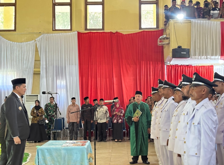 Bupati Aceh Selatan Lantik 152 Keuchik Gampong Terpilih