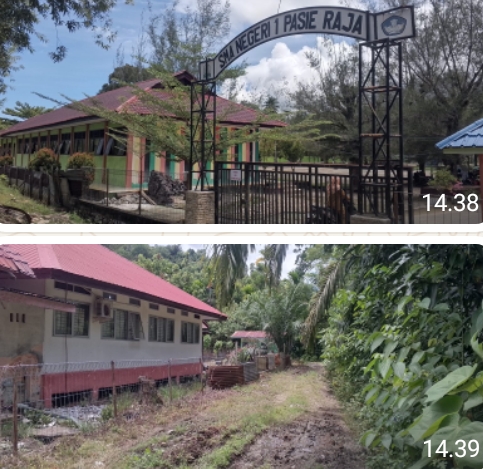 Pagar SMAN 1 Pasie Raja Butuh Perhatian. Sepanjang 280 Meter Pekarangan Belum Berpagar